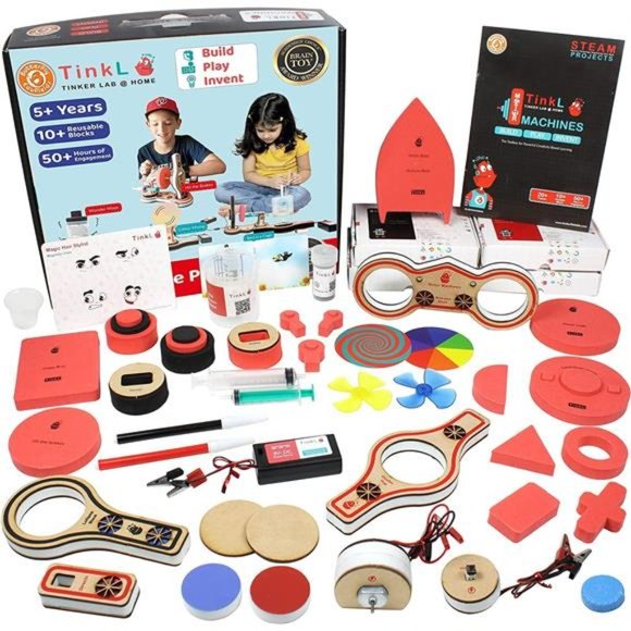 25+ STEM Projects Kit for Kids with Electric Motor for Ages 5-12 Years - Picture 5 of 6